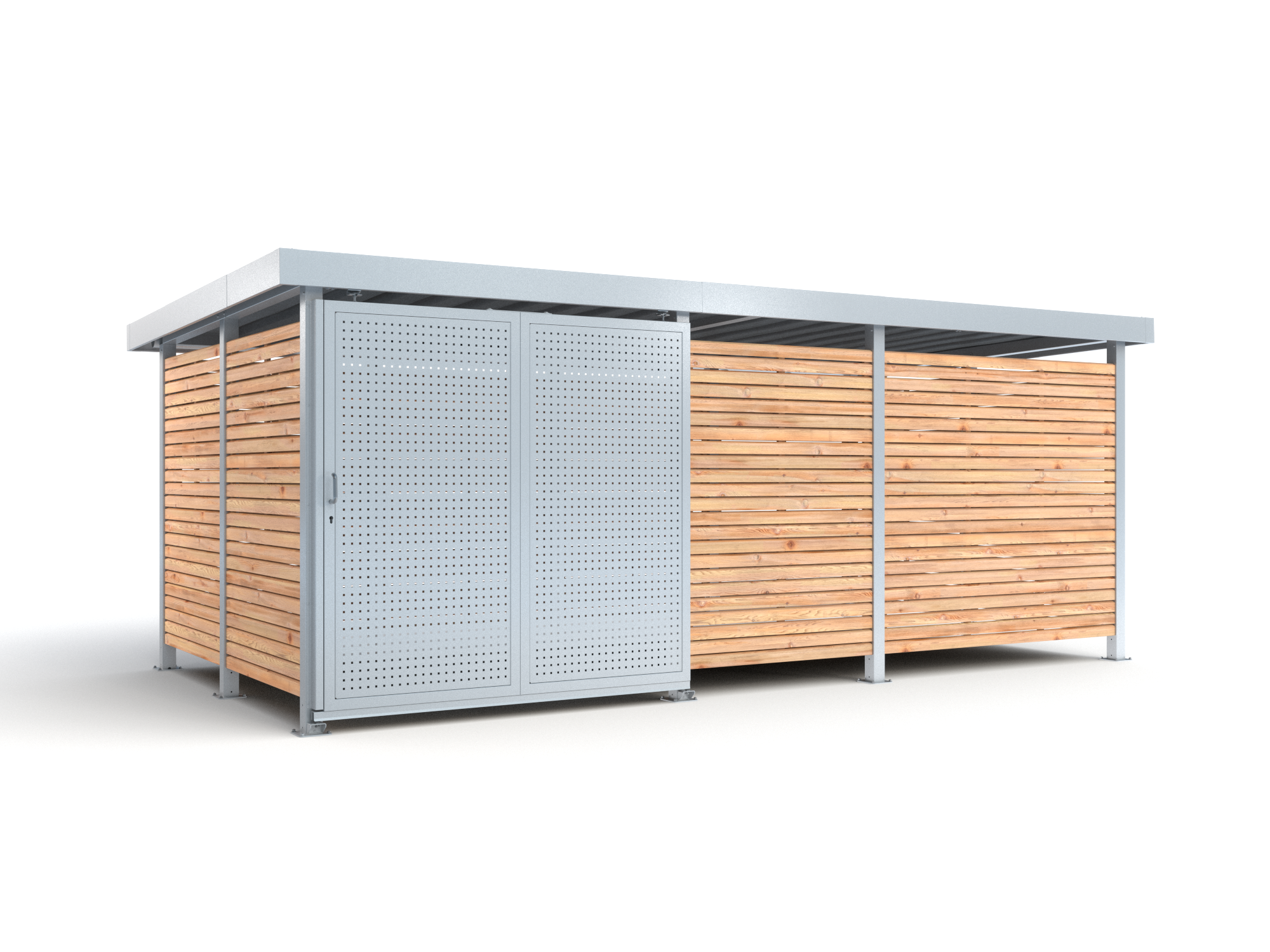 Mülltonnenhaus Stellwerk M4 Holz