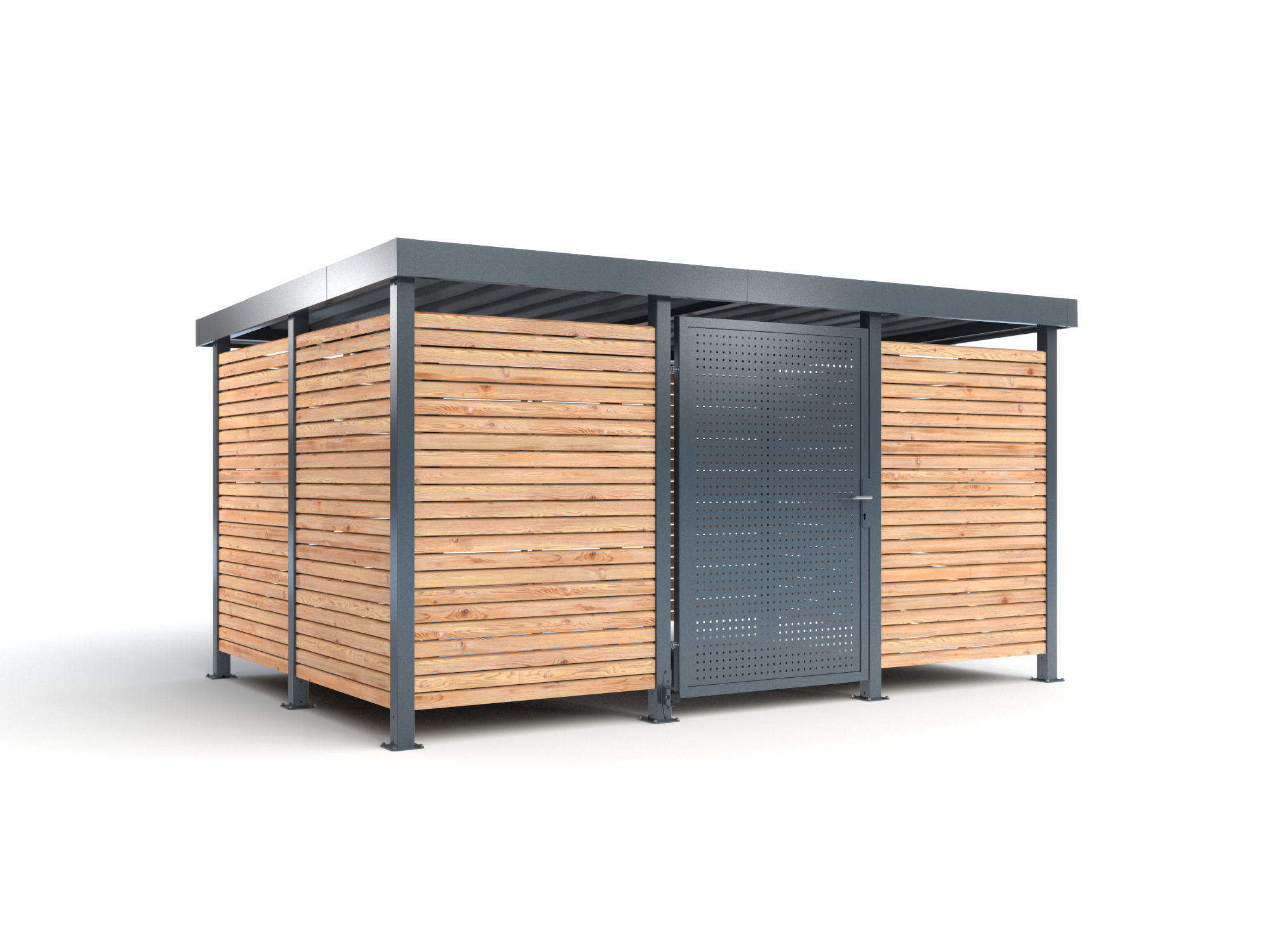 Mülltonnenhaus Stellwerk M3 Holz