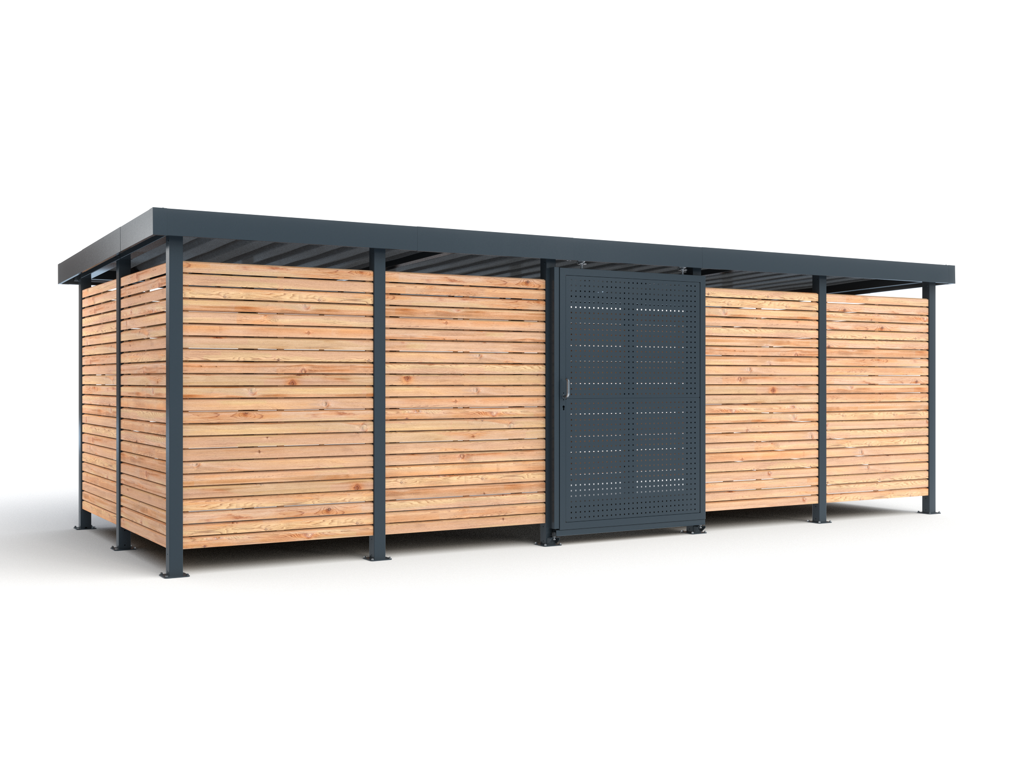 Mülltonnenhaus Stellwerk M5 Holz