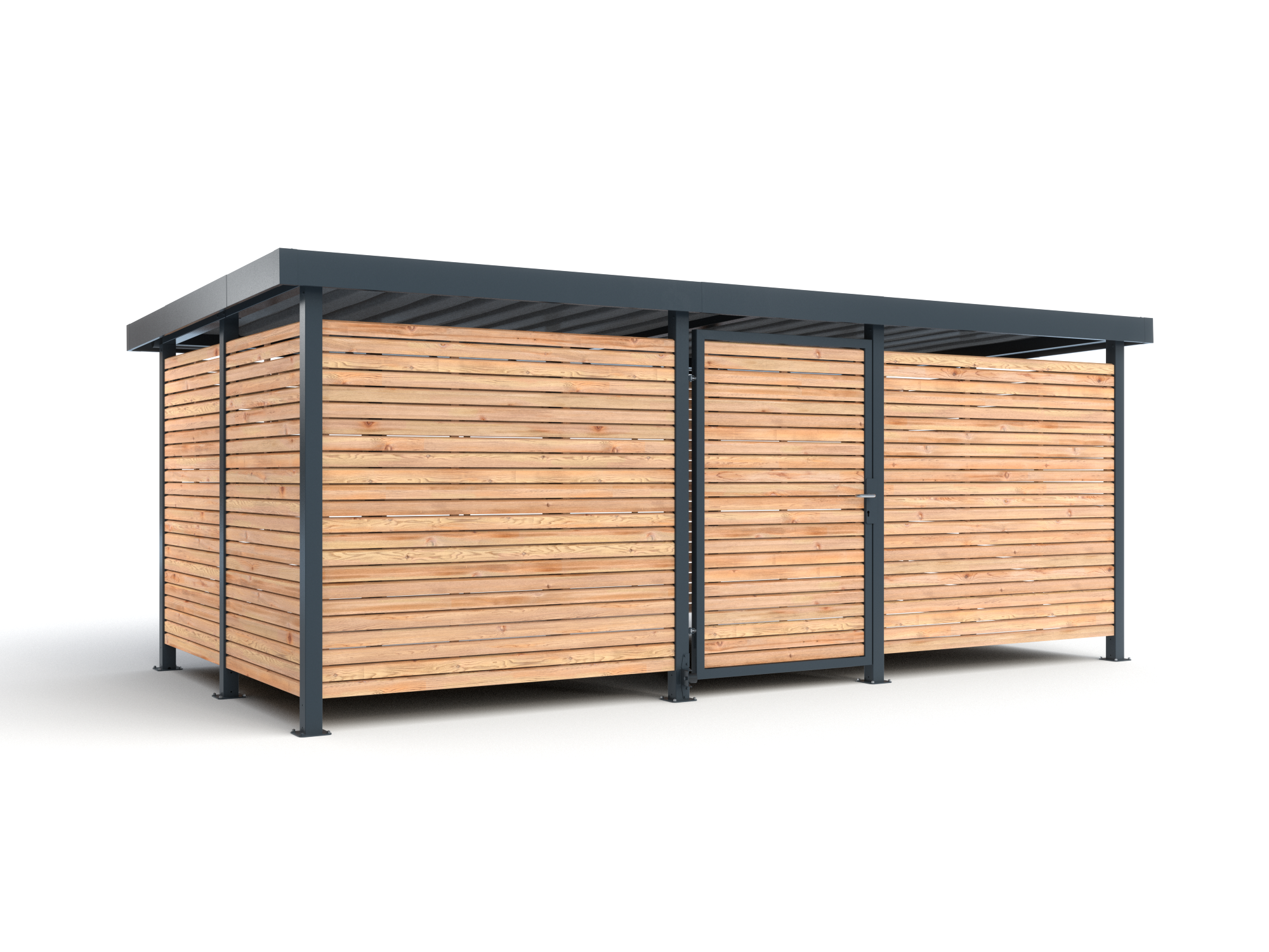 Mülltonnenhaus Stellwerk M4 Holz