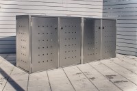 Vorschau: Mülltonnenbox ECO-Max 4er Box